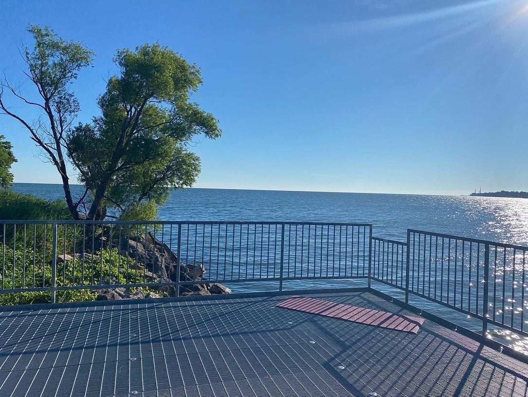 Lakeside Landing Beach in Lorain Ohio