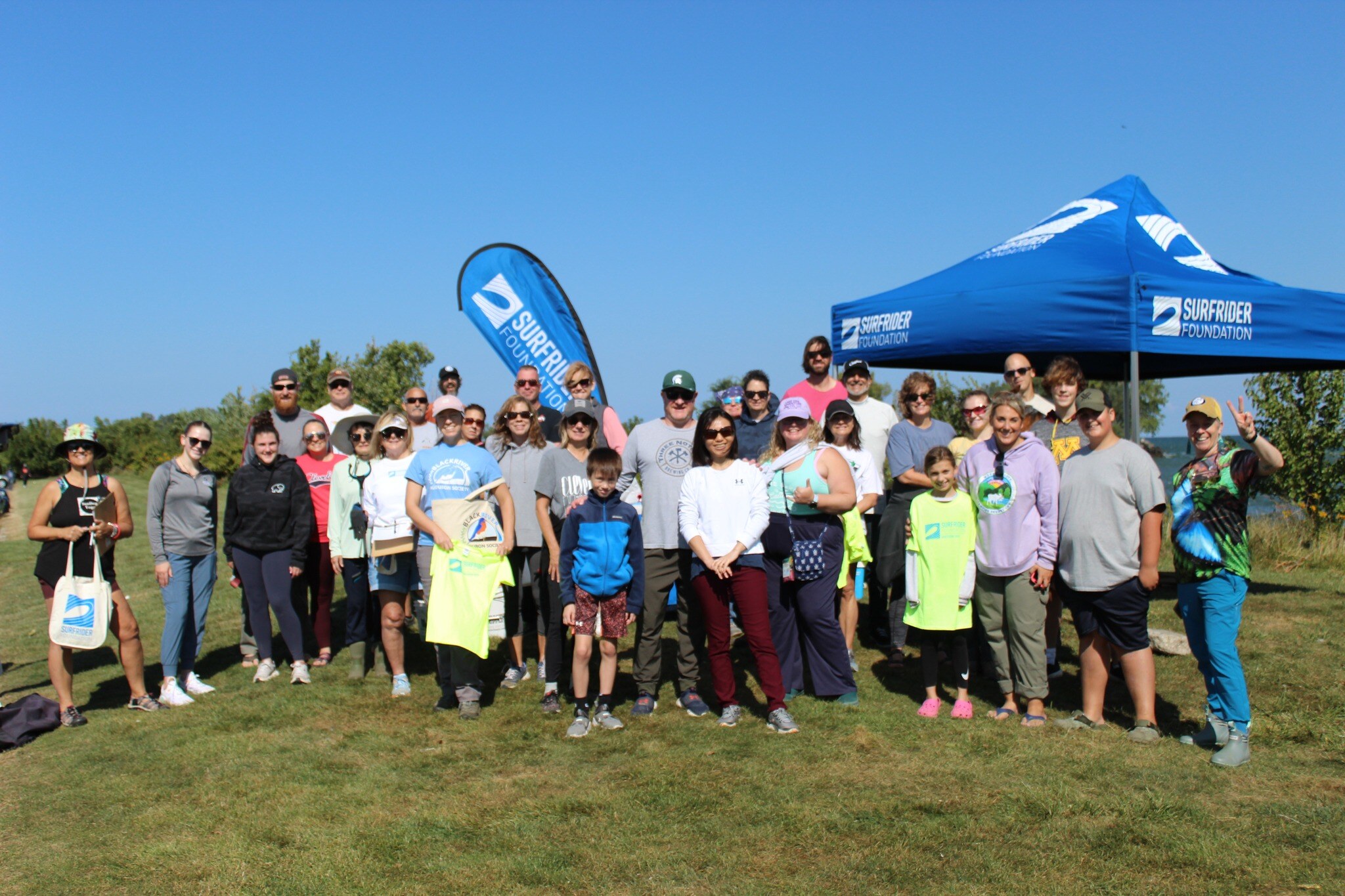 Beach Cleanup in Lorain Ohio in May 2024